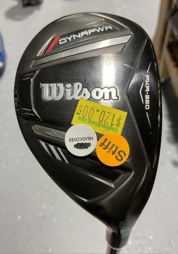 Wilson DYNAPWR 19° #3 Hybrid 40.5" PROJECT-X DENALI 6.0 Stiff Flex Graphite MRH