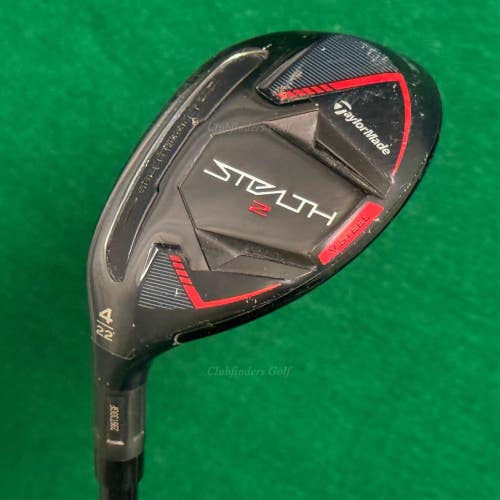 LH TaylorMade Stealth 2 22 4 Hybrid Ventus TR Red HB 7-S Graphite Stiff w/HC