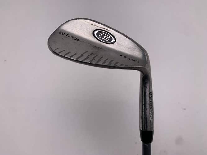 US Kids WT-10s Sand Wedge SW 56* 12 Bounce Ultralight 63" Yellow Junior RH