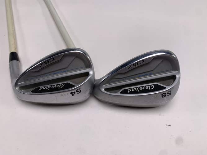 Cleveland CBX Wedge Set 54* 12 | 58* 10 Alpina 673 Wild eye Stiff RH