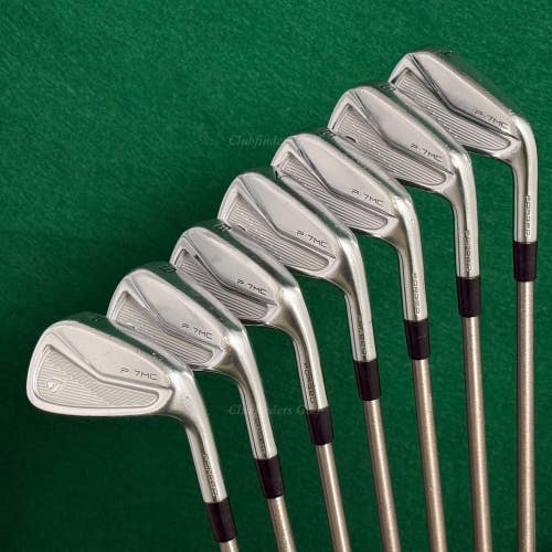 TaylorMade P-7MC Forged 4-PW Iron Set AeroTech SteelFiber i95 Composite Stiff