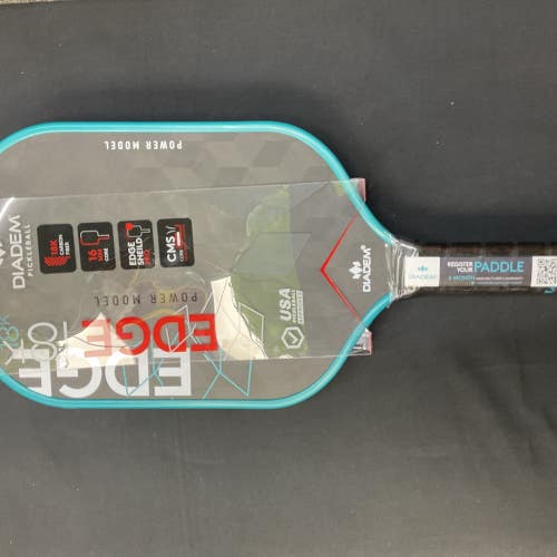 Used Once Diadem Edge 18k Power Model Teal Pickleball Paddle