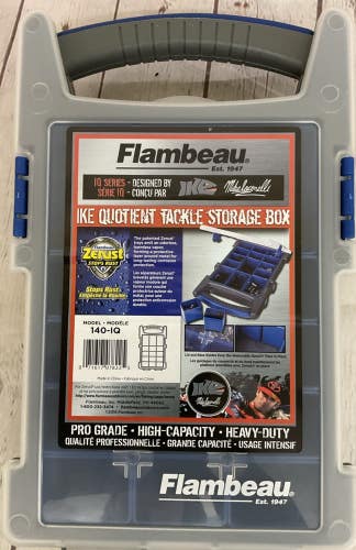 Flambeau IKE Quotient Tackle Storage Box Removable Trays Zerust Rust Resistant