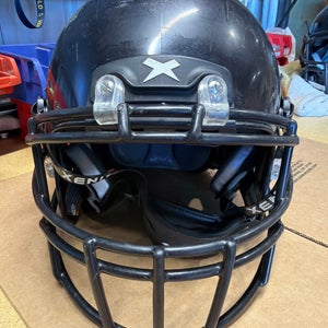USED XENITH X2E+ YOUTH FOOTBALL HELMET - LARGE - BLACK