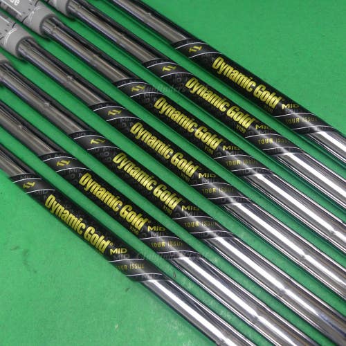 True Temper Dynamic Gold Mid Tour Issue X100 .355 Extra Stiff Shafts SET OF 7