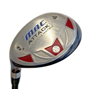 Simon M.A.C. Attack Ti Matrix 4 Hybrid 22* LH Regular Graphite 39" Wrap Grip