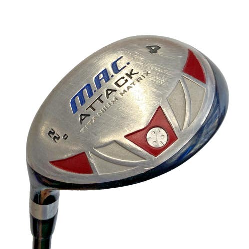 Simon M.A.C. Attack Ti Matrix 4 Hybrid 22* LH Regular Graphite 39" Wrap Grip