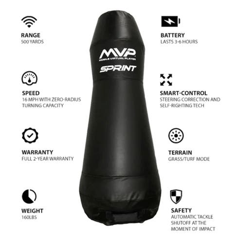 MVP Sprint Robotic Tackling Dummy – Self-Righting – Like New (Used)