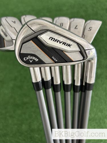 Callaway Mavrik Max Iron Set 5-A / Catalyst 55 5.0 Regular Graphite
