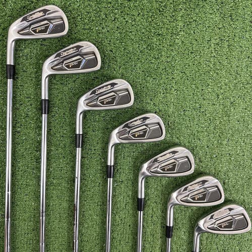 READ Taylormade PSI Iron Set 4-PW Steel Dynamic Gold S300 Left Handed