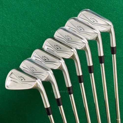 Callaway '25 X Forged 4-PW Iron Set Dynamic Gold 115 S300 Steel Stiff *Read*