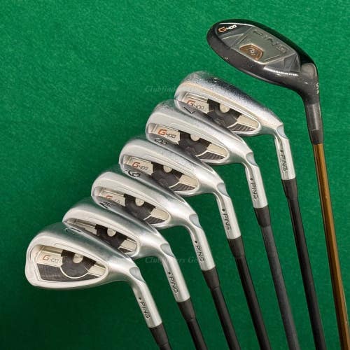 Ping G400 Combo Black Dot 5H, 6-UW Iron Set ALTA CB AWT Graphite Seniors w/ HC