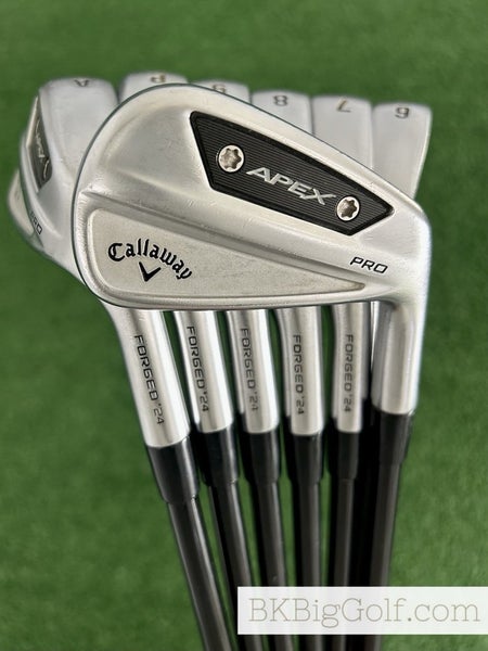 Callaway Apex Pro 24 Forged Iron Set 5-A / MMT 85 Regular Graphite