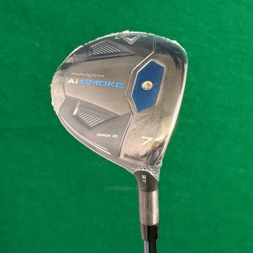 NEW Callaway Paradym Ai Smoke Max D 21 Fairway Wood 7 LINQ 7F4 Stiff w/ HC