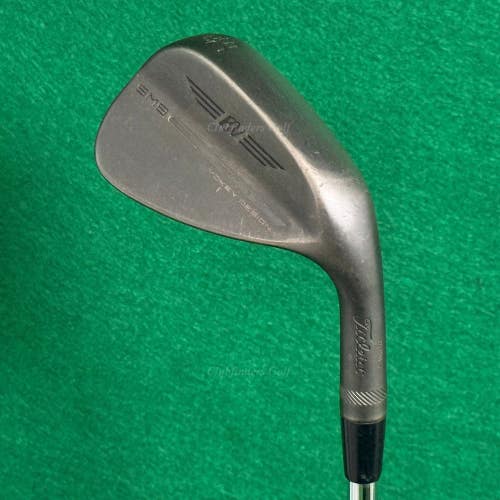 Titleist Vokey SM9 Jet Black 50-12F 50 Gap Wedge Vokey Design Steel Wedge Flex