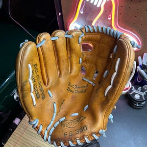 Westpoint FG330 Baseball Glove LHT, 11” (Conditioned & Relaced in Carolina Blue)