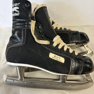 Black Bauer Black Panther Hockey Skates Regular Width 8.5 (Used)