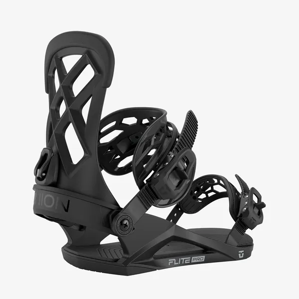 New Union Flite Pro snowboard bindings: Size: Small; Color: Black