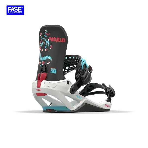 New 2026 ThirtyTwo T32M Snowboard Bindings; Size: Medium; Color: Pat Fava