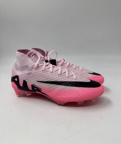 Pink Unisex Size M 6.5 (W 7.5) Nike Mercurial superfly 9 Molded Cleats Cleats (New)