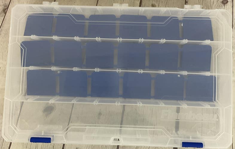 Flambeau Tuff Tainer Zerust Clear Divider System Dual Clips Eighteen Divider