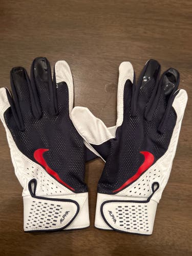 Large Nike Alpha Batting Gloves (New)
