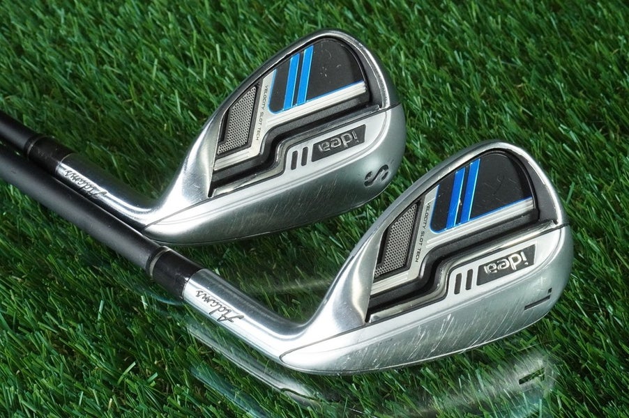 Adams Idea Hybrid Iron Wedges Set Sand + Lob Bassara 55 Graphite Lite Sr. Flex