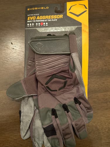 Large EvoShield Aggressor Batting Gloves (New)
