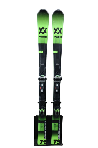 USED Volkl Deacon 79 Skis 156cm with Marker IPT WR XL 12 Bindings 2023