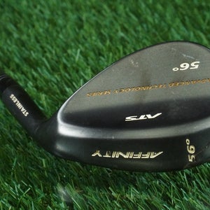 Affinity ATS 56 Sand Wedge Black Stainless True Temper Regular Flex Steel RH