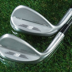Titleist BV SM9 Wedges Set SW, LW Steel Wedge Flex Left LH 54 12D - 58 12D