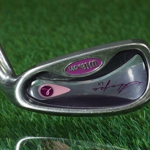 Wilson Hope LX 9 Iron Women's Ladies Flex Graphite Shaft RH With New Pink Grip!