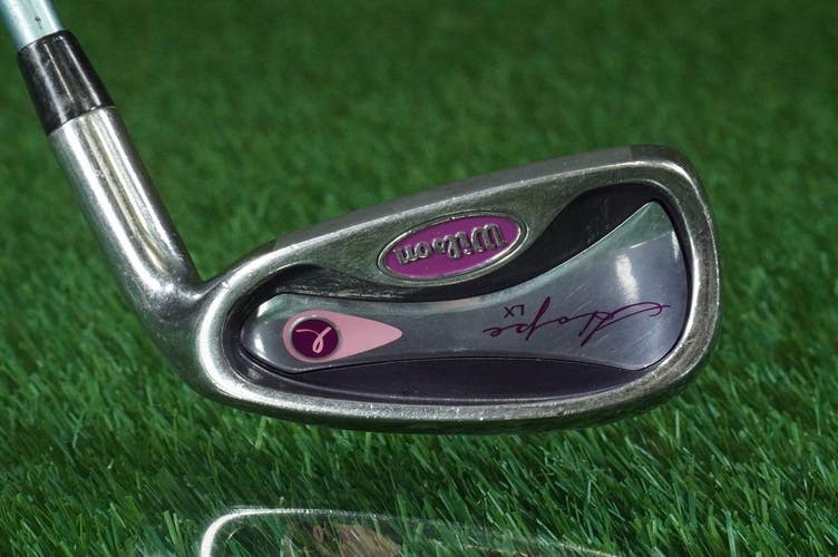 Wilson Hope LX 9 Iron Women's Ladies Flex Graphite Shaft RH With New Pink Grip!