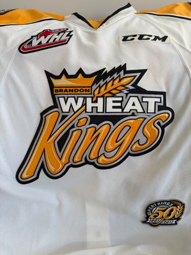 Brandon Wheat Kings 50th Year game jersey