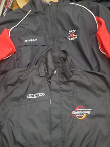 Black Men's XL CCM Jacket (Used)