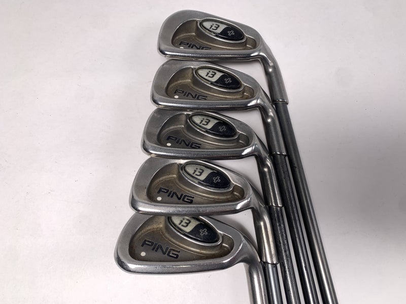 Ping i3 + Iron Set 6-PW White Dot Stiff Graphite Mens RH