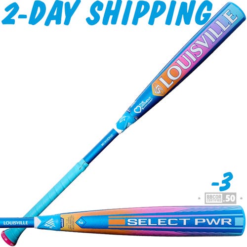 2026 Louisville Slugger SELECT PWR 33.5"/30.5 oz Love The Moment Autism Speaks BBCOR Baseball Bat