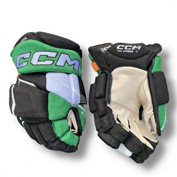 13" CCM Jestspeed HGPJS North Dakota Pro Stock Gloves with New Palms *Read Full Description*