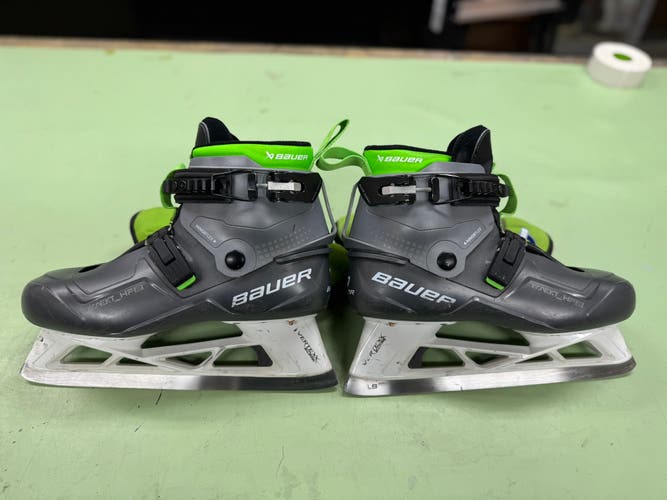 2022 Bauer Konekt HF2 Hockey Goalie Skates Regular Width 9 (Used)
