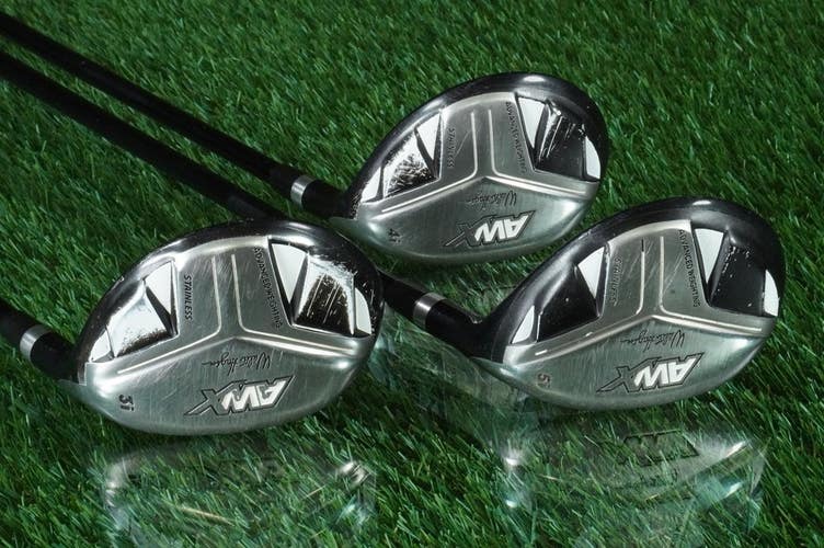 Walter Hagen AWX Hybrids Set 3H, 4H, 5H Pro Launch Axis 75R Regular Flex RH
