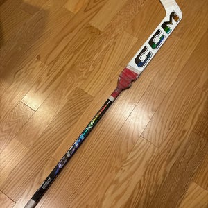 CUSTOM Senior CCM XF Pro Regular Goalie Stick 23" Paddle (Used)