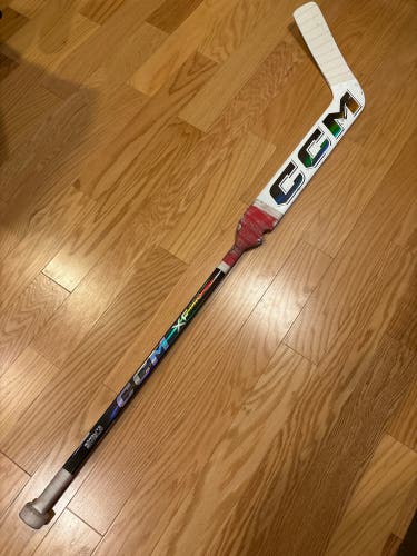 Senior CCM XF Pro Regular Goalie Stick 23" Paddle (Used)