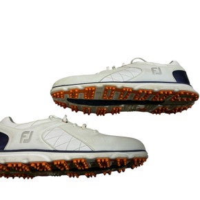 Used Foot Joy Mens Golf Shoes White Senior 9 11873-C000230978