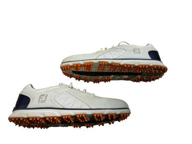 Used Foot Joy Mens Golf Shoes White Senior 9 11873-C000230978
