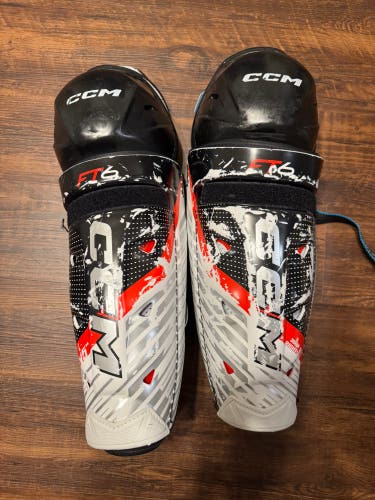 Used Senior CCM 15" Jetspeed FT6 Shin Pads