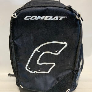 Used Combat DOUBLE BAT BB/SB Player Backpack Black 11823-S000037227