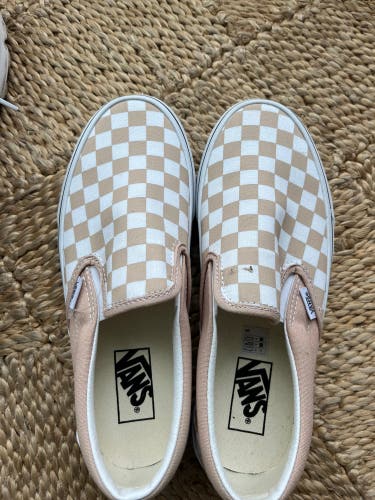 Pink Unisex Size M 7.5 (W 8.5) Adult Vans Old Skool Shoes (Used)