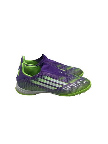 Used Adidas Soccer Indoor Shoes Purple Senior 6.5 11347-S000263756