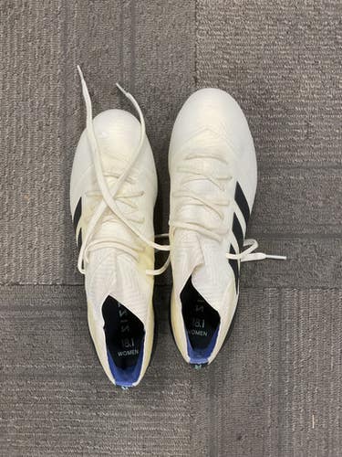 Used Adidas Soccer Cleats White Senior 6.5 11614-S000230815