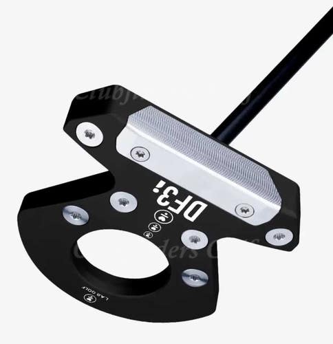 NEW! LAB Golf 2026 DF3i 35" Stainless Steel Insert Putter Matte Black Steel w/HC